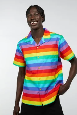 Men Dangerfield Shirts & Tees*Rainbow Short Sleeve Shirt