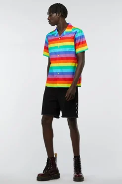 Men Dangerfield Shirts & Tees*Rainbow Short Sleeve Shirt