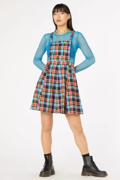 Women Dangerfield Dresses & Pinafores*Rainbow Tartan Pinafore