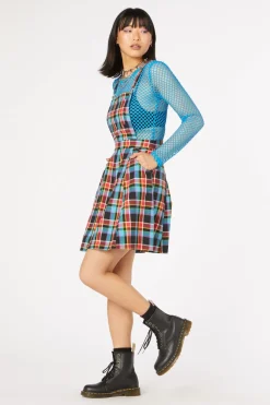Women Dangerfield Dresses & Pinafores*Rainbow Tartan Pinafore