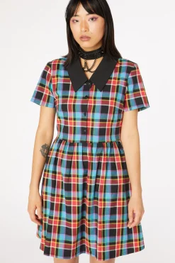 Women Dangerfield Dresses & Pinafores*Rainbow Tartan Shirt Dress