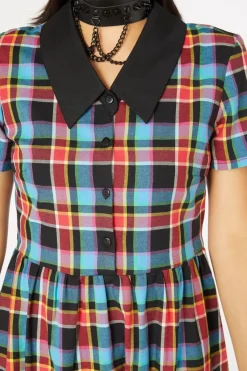 Women Dangerfield Dresses & Pinafores*Rainbow Tartan Shirt Dress