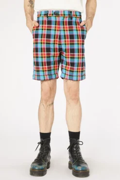 Men Dangerfield Pants & Shorts*Rainbow Tartan Twill Short
