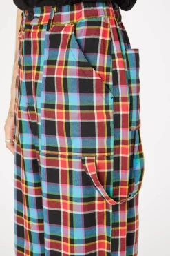 Men Dangerfield Pants & Shorts*Rainbow Tartan Wide Leg Pant