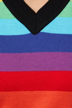 Women Dangerfield Knitwear & Cardis*Rainbow Vest
