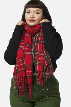 Accessories Dangerfield Scarves & Bandanas*Red Tartan Scarf