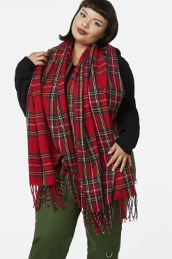 Accessories Dangerfield Scarves & Bandanas*Red Tartan Scarf