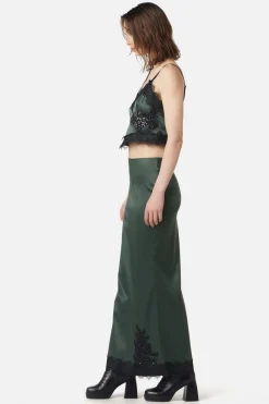 Women Dangerfield Blouses & Tops*Remnants Satin Lace Bodice Top