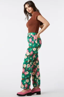 Women Princess Highway Pants & Jumpsuits*Renee Floral Flare Jean