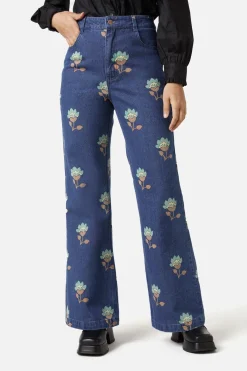 Women Princess Highway Pants & Jumpsuits*Retro Flora Flare Jean