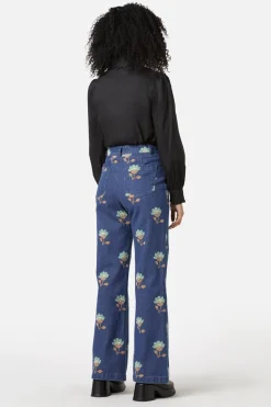 Women Princess Highway Pants & Jumpsuits*Retro Flora Flare Jean