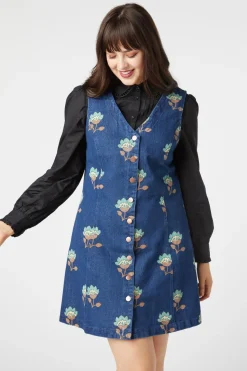 Women Princess Highway Dresses & Pinafores*Retro Flora Pinny