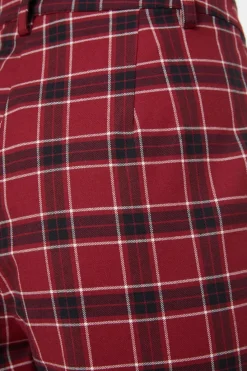 Women Dangerfield Pants & Jumpsuits*Revenge Tartan Brace Trouser