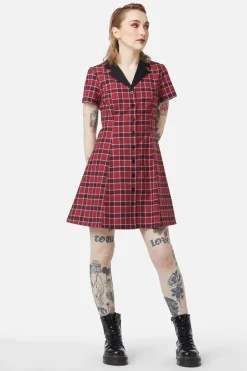 Women Dangerfield Dresses & Pinafores*Revenge Tartan Collar Dress
