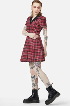Women Dangerfield Dresses & Pinafores*Revenge Tartan Collar Dress