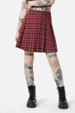 Women Dangerfield Skirts & Skorts*Revenge Tartan Pleated Skirt