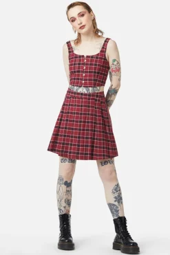 Women Dangerfield Skirts & Skorts*Revenge Tartan Pleated Skirt