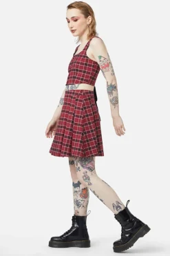 Women Dangerfield Skirts & Skorts*Revenge Tartan Pleated Skirt