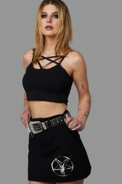 Accessories Black Friday Belts & Harnesses*Rhinestoned Cross Belt