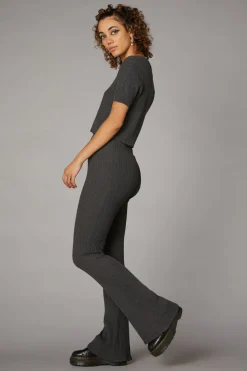 Women Black Friday Knitwear & Cardis*Rib Comfort Goth Pant