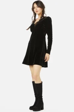 Women Princess Highway Dresses & Pinafores*Roxy Velvet Mini Dress