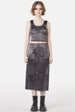 Women Dangerfield Blouses & Tops*Ruined Mansion Satin Brocade Corset