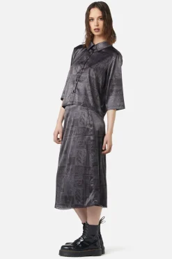 Women Dangerfield Blouses & Tops*Ruined Mansion Satin Brocade Blouse