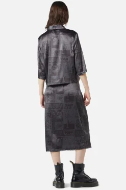 Women Dangerfield Blouses & Tops*Ruined Mansion Satin Brocade Blouse