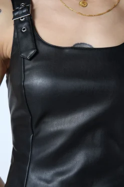 Women Dangerfield Dresses & Pinafores*Runaways Pu Strap Dress