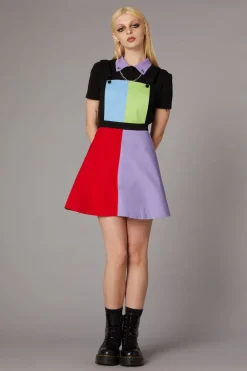 Women Black Friday Dresses & Pinafores*80S Colour Block Pinafore