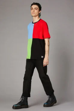 Men Black Friday Shirts & Tees*80S Colour Block Unisex Tee