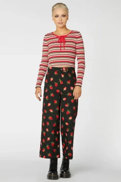 Women Dangerfield Knitwear & Cardis*90S Fetch Stripey Crop Knit