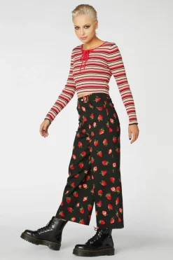 Women Dangerfield Knitwear & Cardis*90S Fetch Stripey Crop Knit