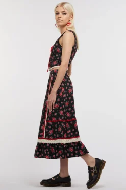 Women Revival Skirts & Skorts*70S Prairie Rose Midi Skirt