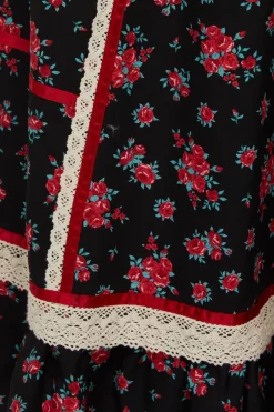 Women Revival Skirts & Skorts*70S Prairie Rose Midi Skirt