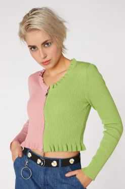 Women Dangerfield Knitwear & Cardis*90S Split Zip Up Cardi