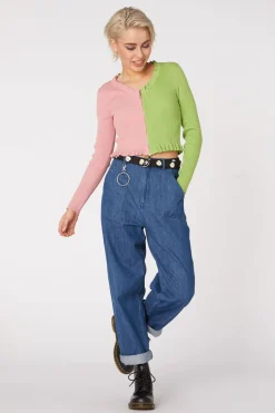 Women Dangerfield Knitwear & Cardis*90S Split Zip Up Cardi