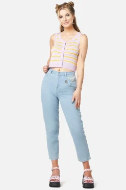 Women Dangerfield Knitwear & Cardis*90S Stripe Sleeveless Knit