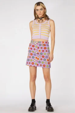 Women Dangerfield Knitwear & Cardis*90S Stripe Sleeveless Knit