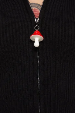 Women Dangerfield Knitwear & Cardis*90S Style Zip Up Frill Cardi