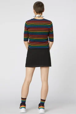 Women Dangerfield Knitwear & Cardis*90S Tie Up Rainbow Cardi