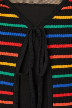 Women Dangerfield Knitwear & Cardis*90S Tie Up Rainbow Cardi