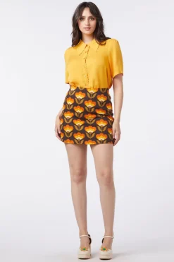 Women Princess Highway Skirts & Skorts*70S Wallpaper Drill Skirt