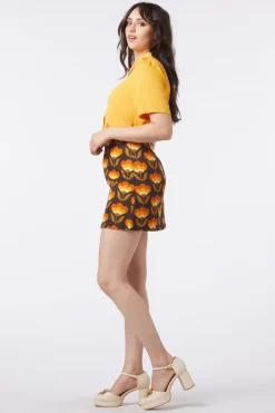 Women Princess Highway Skirts & Skorts*70S Wallpaper Drill Skirt