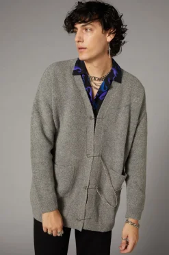 Men Black Friday Jumpers & Knits*Safety Pin Goth Unisex Cardi