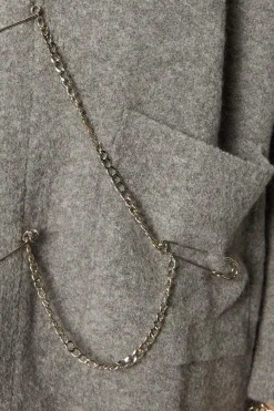 Men Black Friday Jumpers & Knits*Safety Pin Goth Unisex Cardi