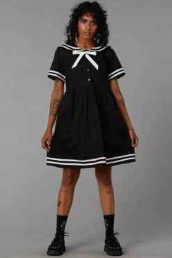 Women Black Friday Dresses & Pinafores*Sail Away Goth Dress