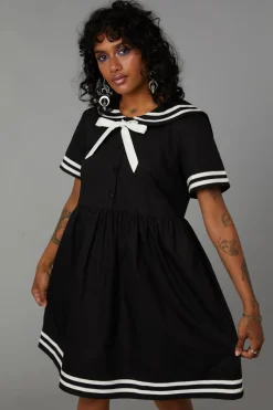 Women Black Friday Dresses & Pinafores*Sail Away Goth Dress