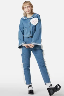 Women Dangerfield Jackets & Coats*Sailor Teddy Denim Jacket