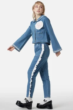 Women Dangerfield Jackets & Coats*Sailor Teddy Denim Jacket